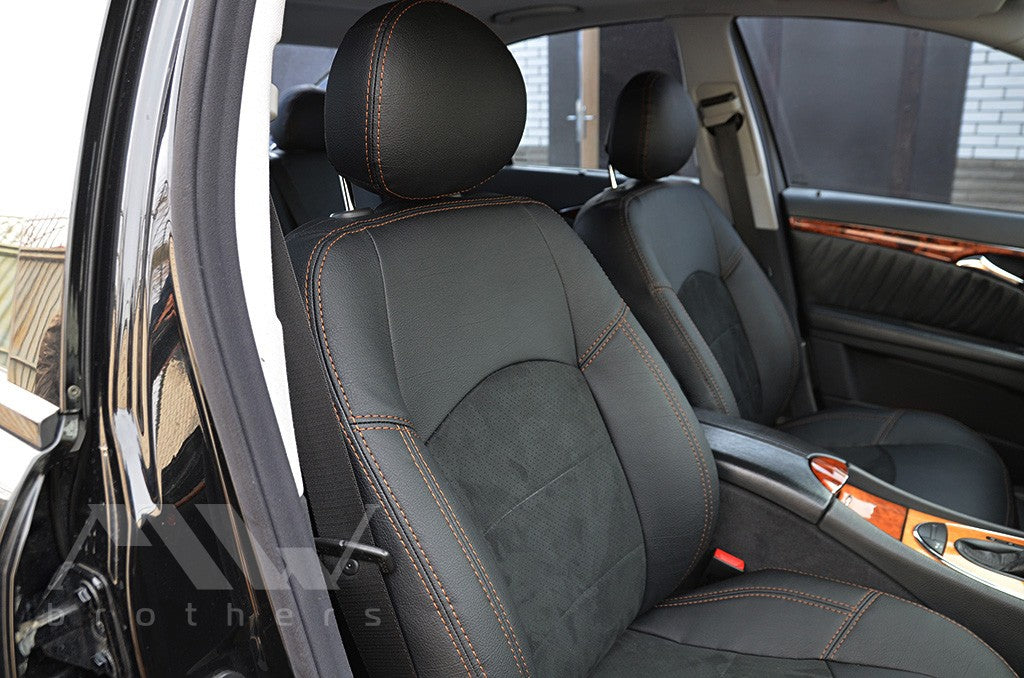Set coprisedili su misura per Mercedes-Benz E-Class W211 (2002-2009), Leather Style