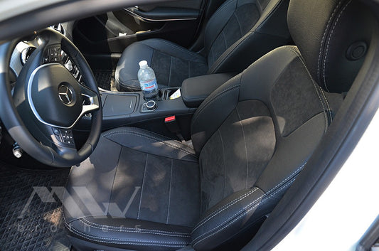 Maßgefertigte Sitzbezüge für Mercedes-Benz GLA-Klasse (X156) (2013–2020), Lederoptik