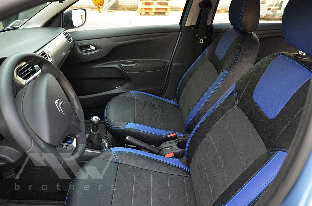 Set coprisedili su misura per Citroën C-Elysée (2012–oggi), Leather Style