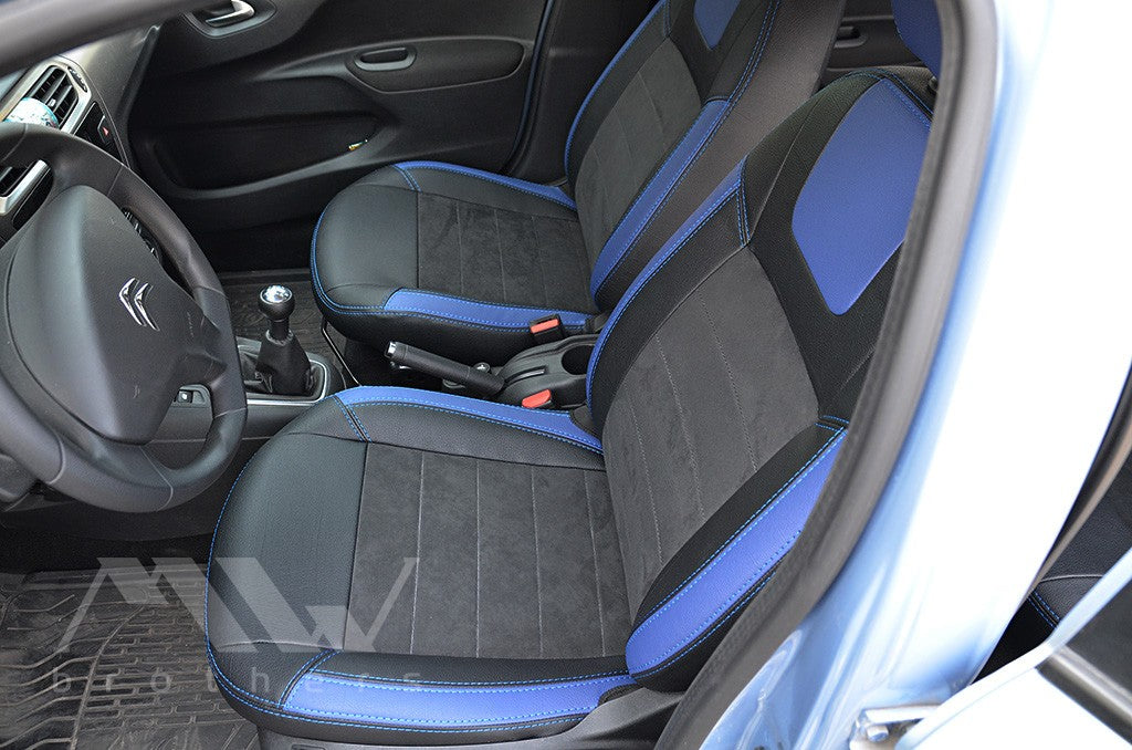 Set coprisedili su misura per Citroën C-Elysée (2012–oggi), Leather Style