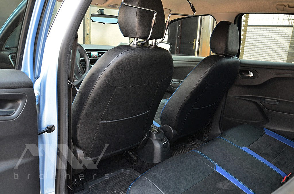 Set coprisedili su misura per Citroën C-Elysée (2012–oggi), Leather Style