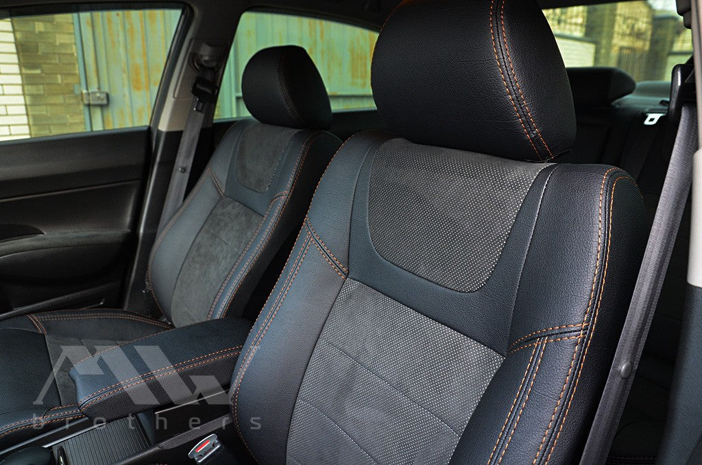 Set coprisedili su misura per Honda Civic 8 4D (2005-2012), Leather Style