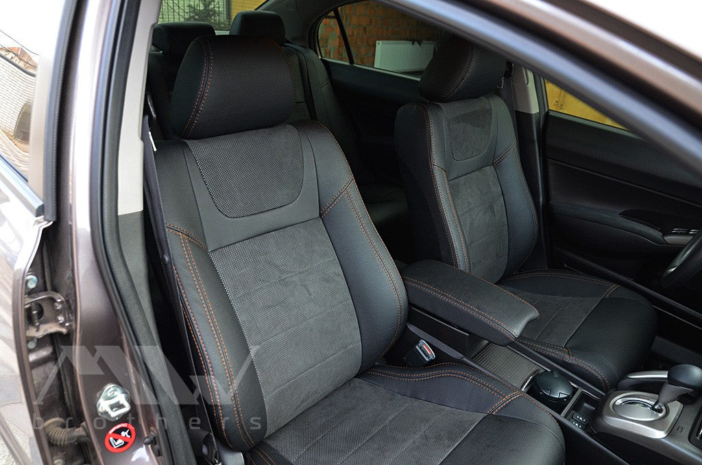 Set coprisedili su misura per Honda Civic 8 4D (2005-2012), Leather Style