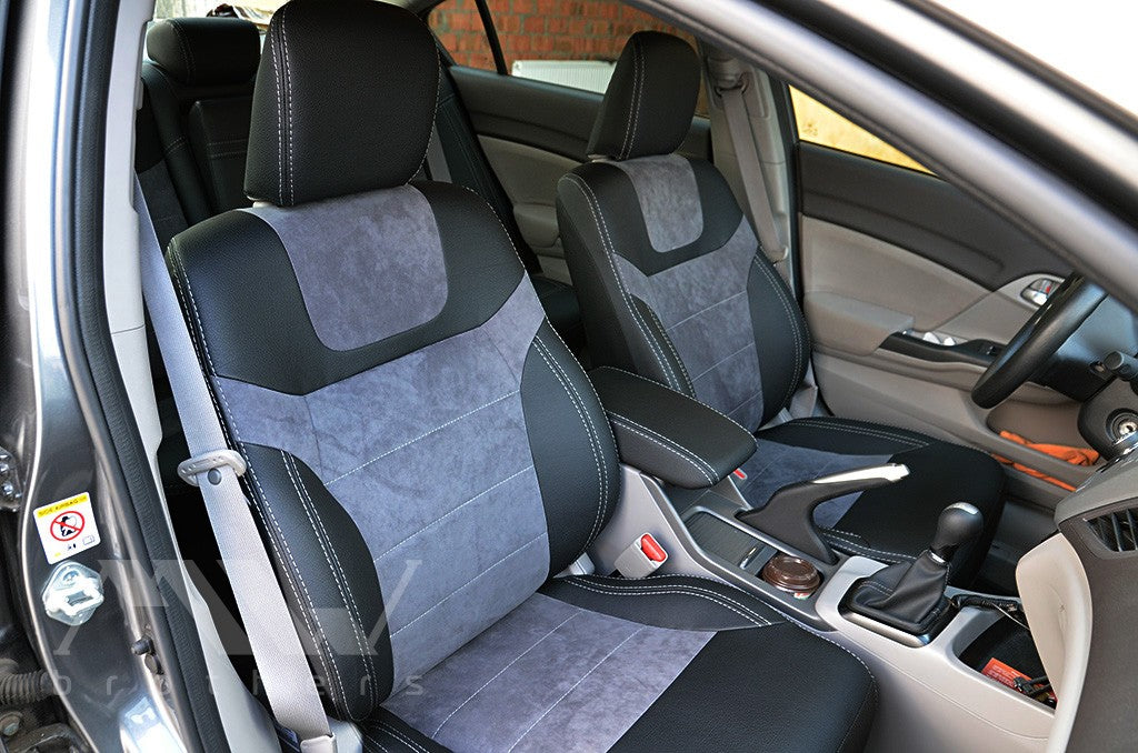 Set coprisedili su misura per Honda Civic 9 4D (2011-2017), Leather Style