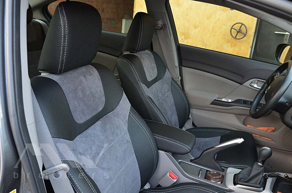 Set coprisedili su misura per Honda Civic 9 4D (2011-2017), Leather Style