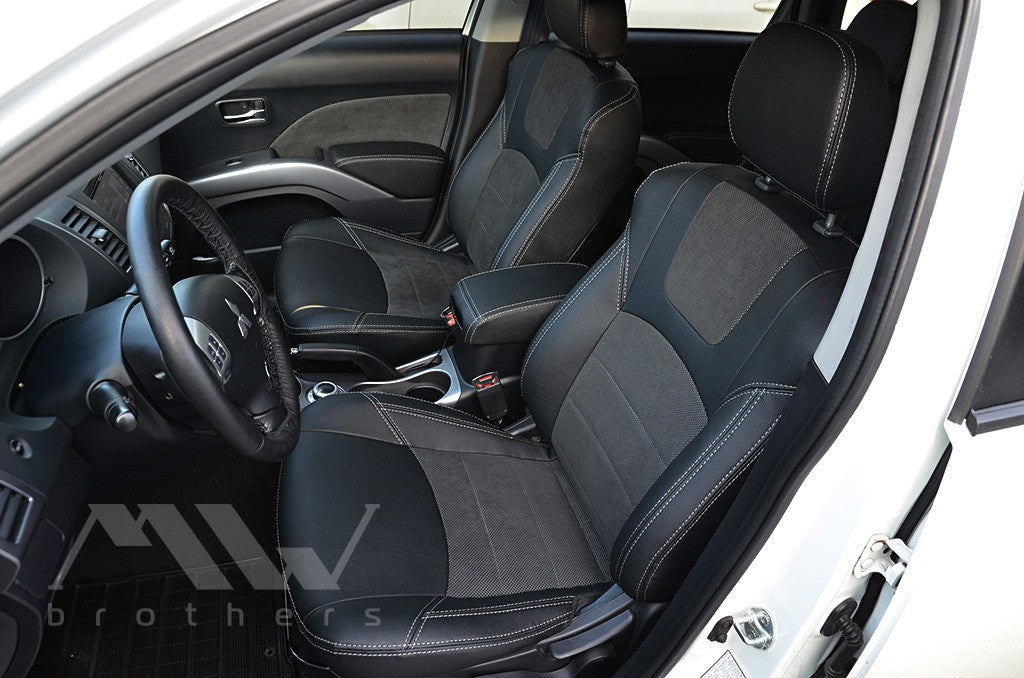 Set coprisedili su misura per Mitsubishi Outlander 2 (XL) (2006-2012), Leather Style