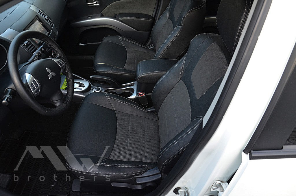 Set coprisedili su misura per Mitsubishi Outlander 2 (XL) (2006-2012), Leather Style