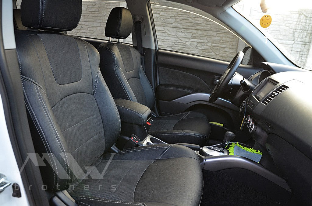 Set coprisedili su misura per Mitsubishi Outlander 2 (XL) (2006-2012), Leather Style