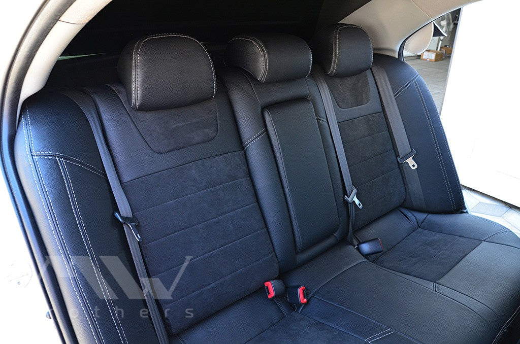 Set coprisedili su misura per Mitsubishi Lancer X 2L (2007-2019), Leather Style