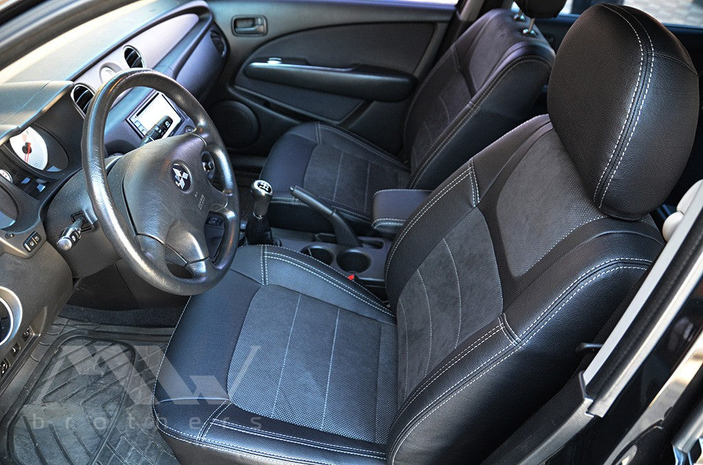 Set coprisedili su misura per Mitsubishi Outlander 1 (2001-2009), Leather Style