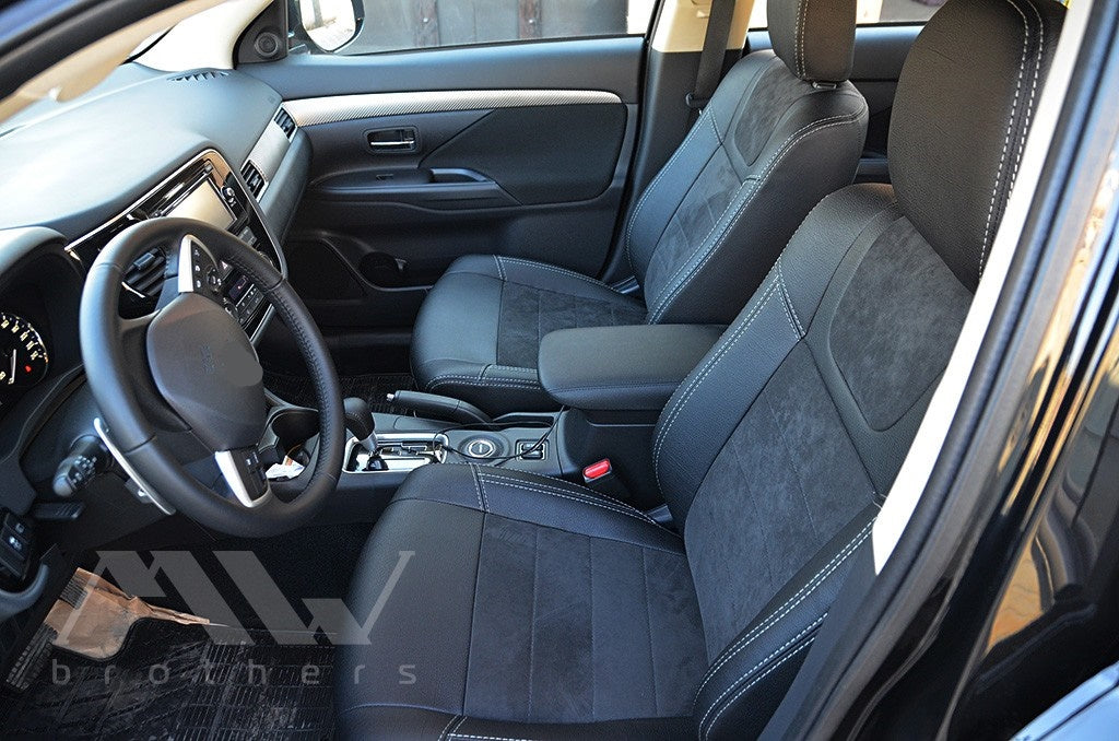 Set coprisedili su misura per Mitsubishi Outlander 3 (2012-2024), Leather Style