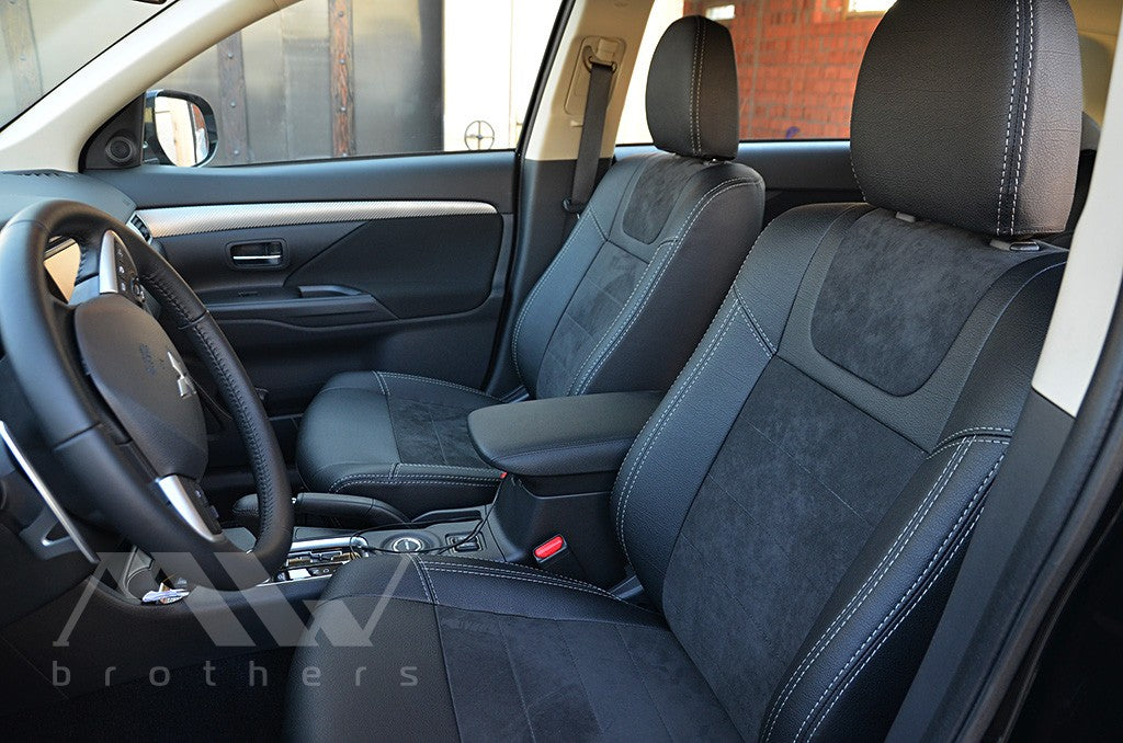 Set coprisedili su misura per Mitsubishi Outlander 3 (2012-2024), Leather Style