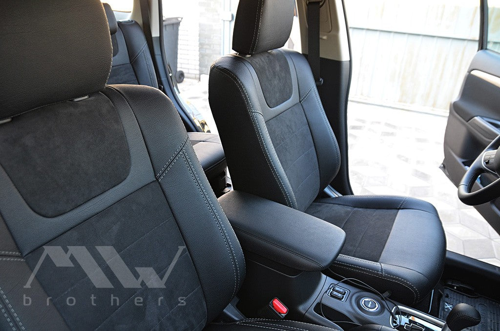 Set coprisedili su misura per Mitsubishi Outlander 3 (2012-2024), Leather Style