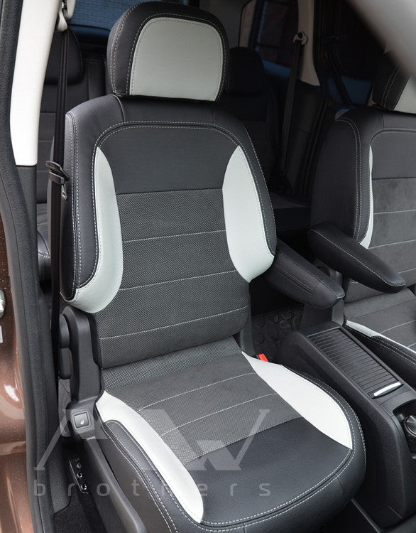 Set coprisedili su misura per Peugeot Partner 2 (2008-2018), Leather Style