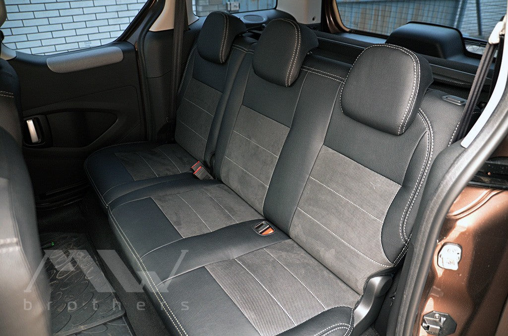 Set coprisedili su misura per Peugeot Partner 2 (2008-2018), Leather Style