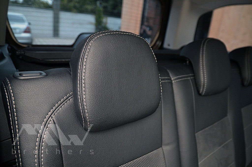 Set coprisedili su misura per Peugeot Partner 2 (2008-2018), Leather Style