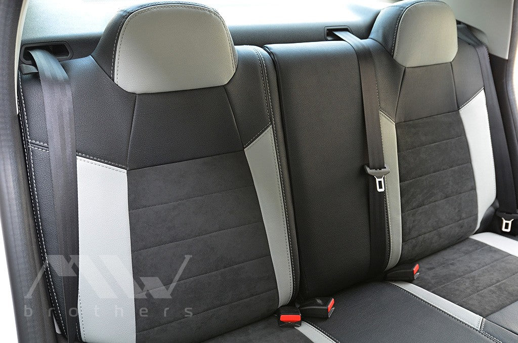 Set coprisedili su misura per Peugeot 301 (2013-oggi), Leather Style