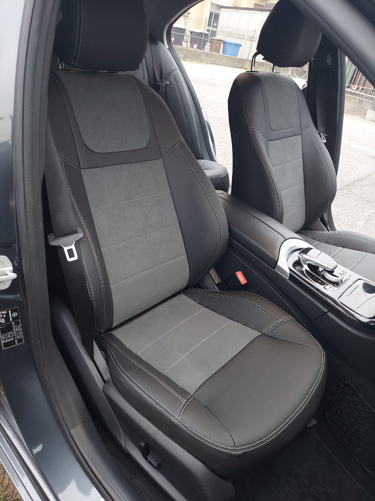 Set coprisedili su misura per Mercedes-Benz W205 C-Classe (2014-2021), Leather Style