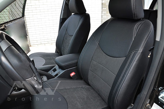 Passgenauer Sitzbezugsatz für Toyota RAV4 3 (2005–2016), Lederoptik