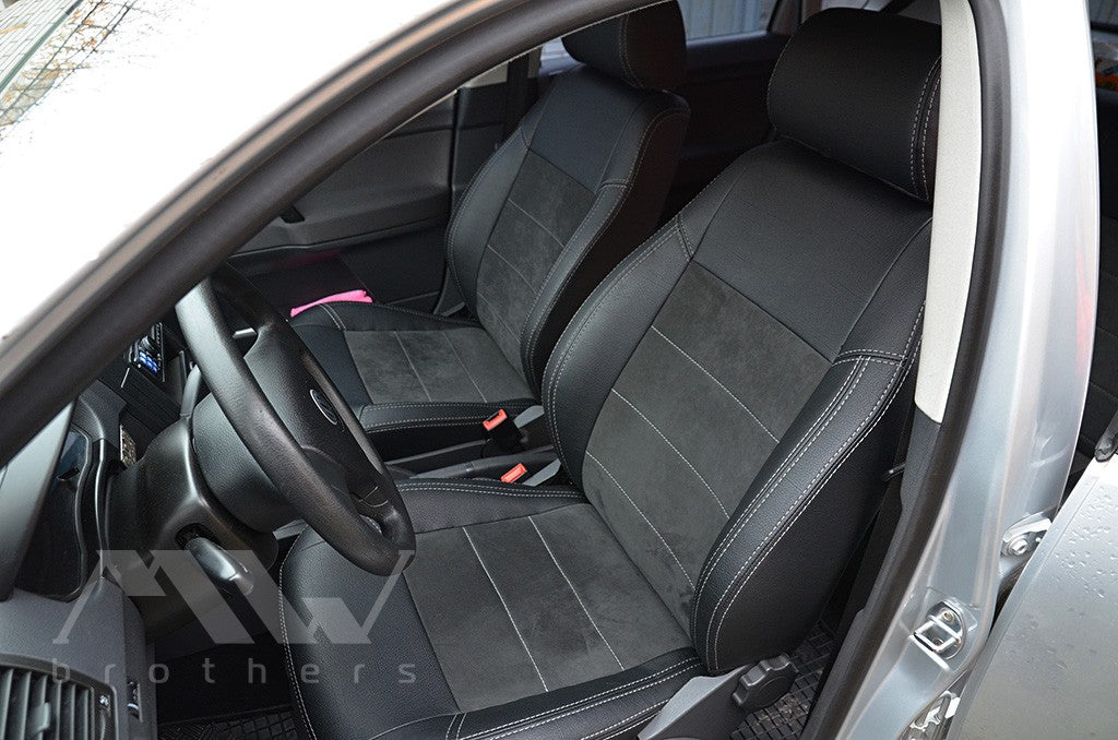 Set coprisedili su misura per Volkswagen Polo 4 (9N) (2001-2009), Leather Style