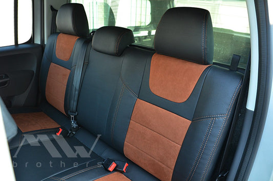 Maßgefertigte Sitzbezüge für Volkswagen Amarok 1 (2010–2020), Lederoptik