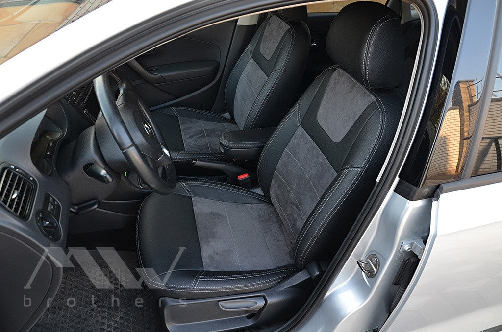 Set coprisedili su misura per Volkswagen Polo V (2009–2017), Leather Style
