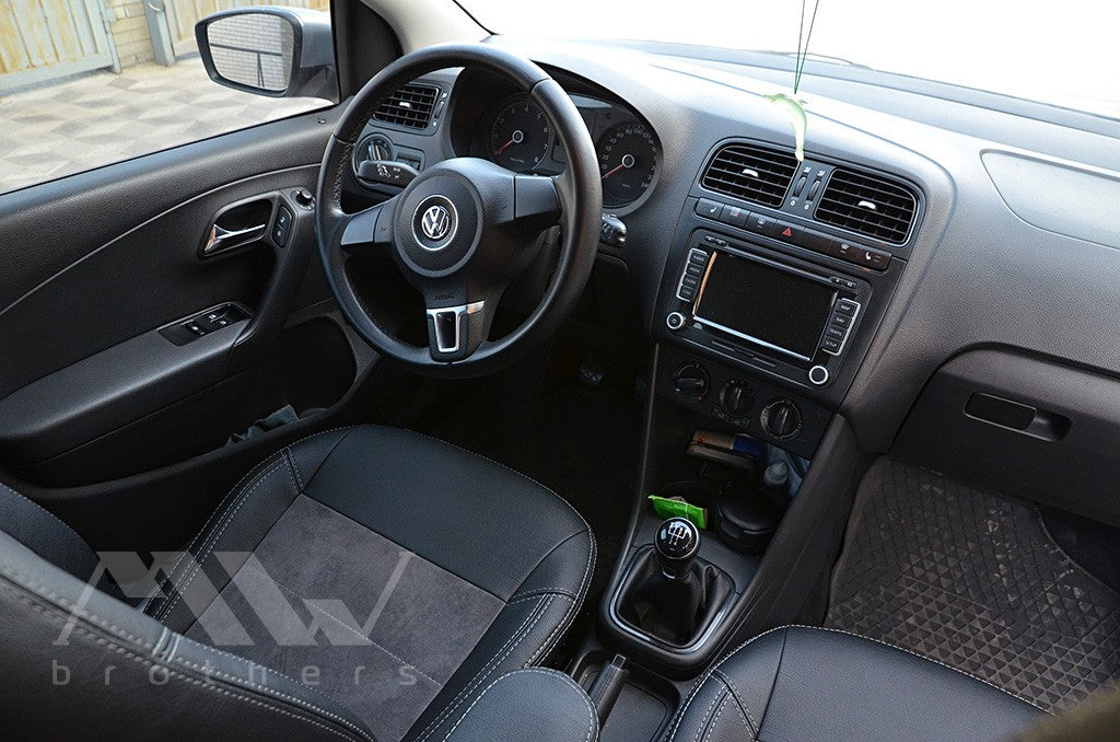 Set coprisedili su misura per Volkswagen Polo V (2009–2017), Leather Style