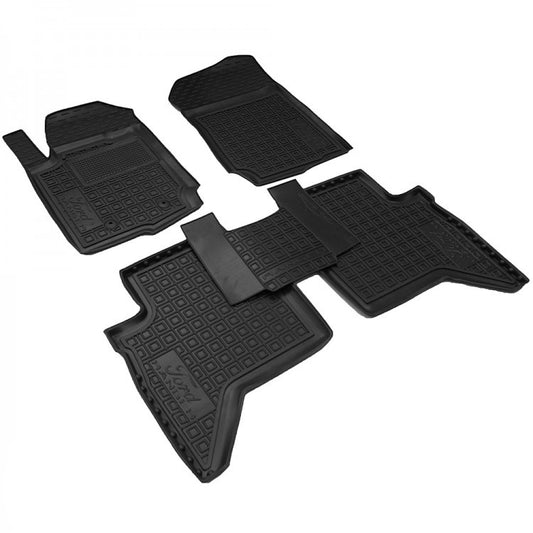 Set tappetini di gomma su misura per Ford Ranger 4 (2018-2022)