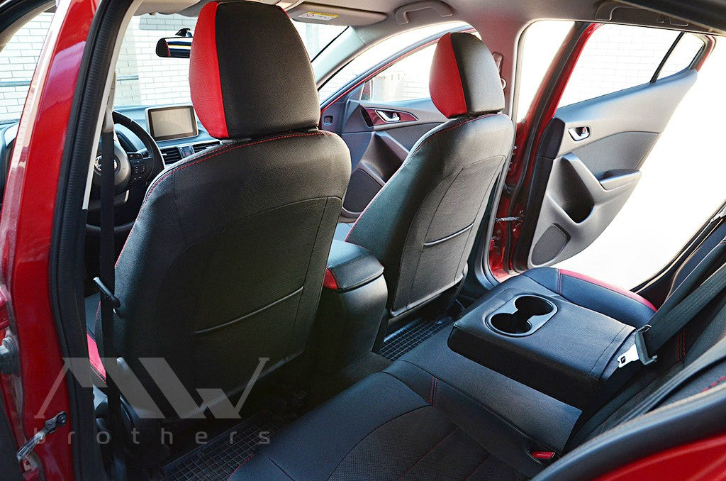 Set coprisedili su misura per Mazda 3 3 BM (2013-2019), Leather Style