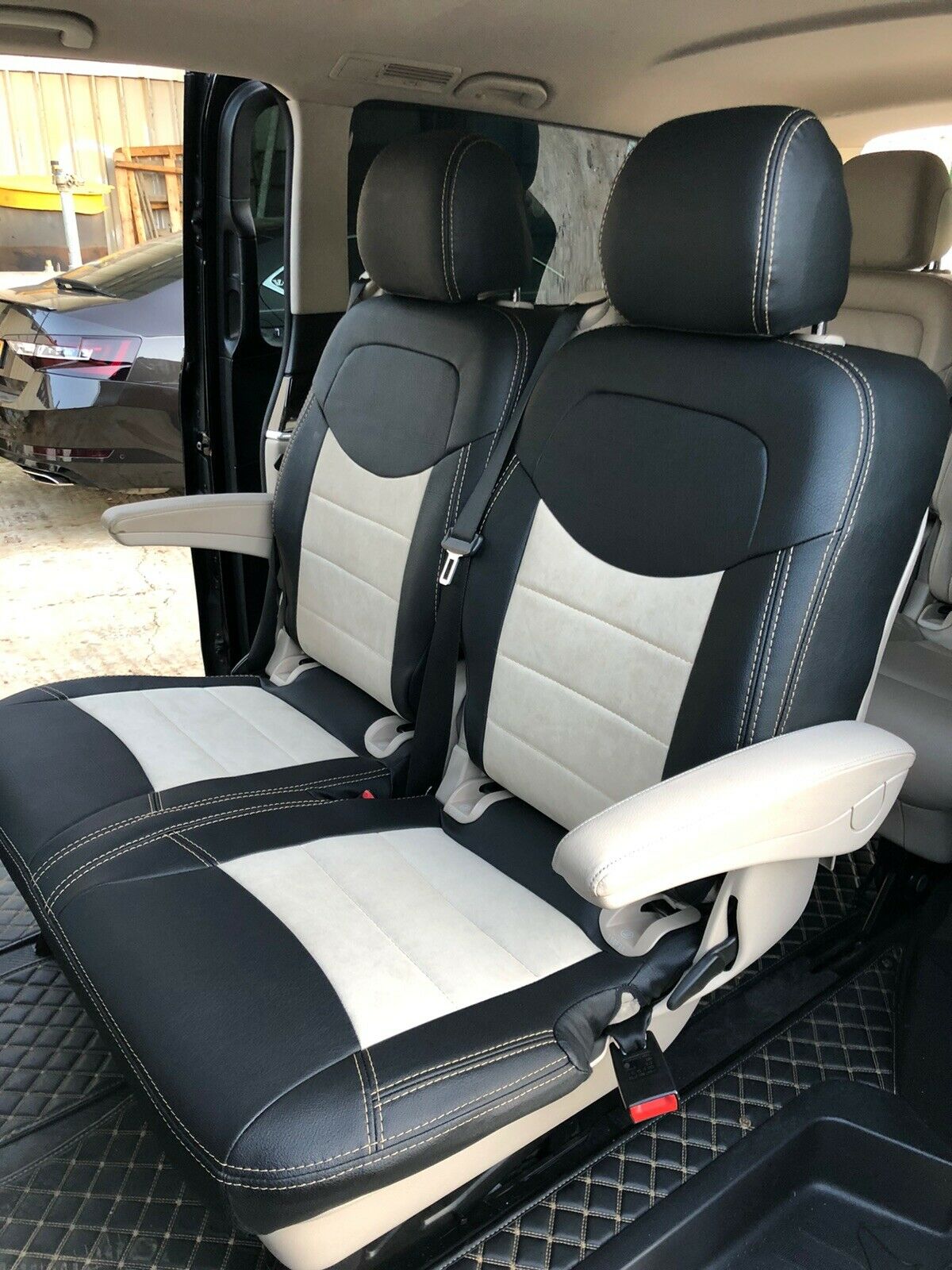 Set coprisedili su misura per Mercedes-Benz V-Class/Metris (W447) (2014-), Leather Style