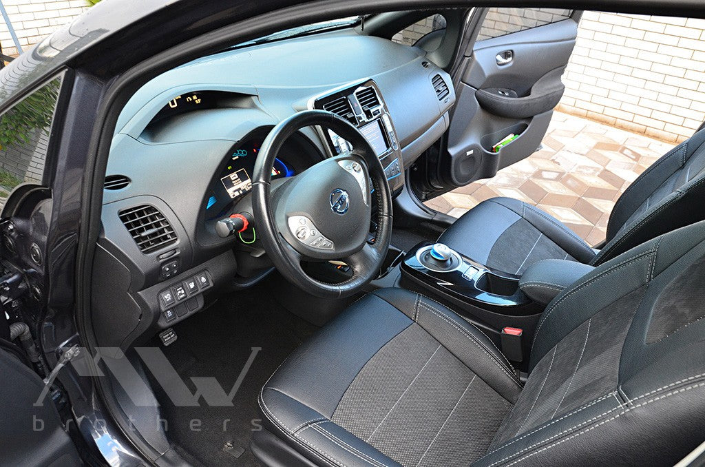 Set coprisedili su misura per Nissan Leaf 1 (ZE0) (2010-2017), Leather Style