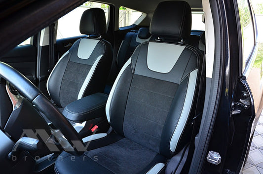 Maßgefertigte Sitzbezüge für Ford Kuga 2 (2016–2019) Facelift, Lederoptik