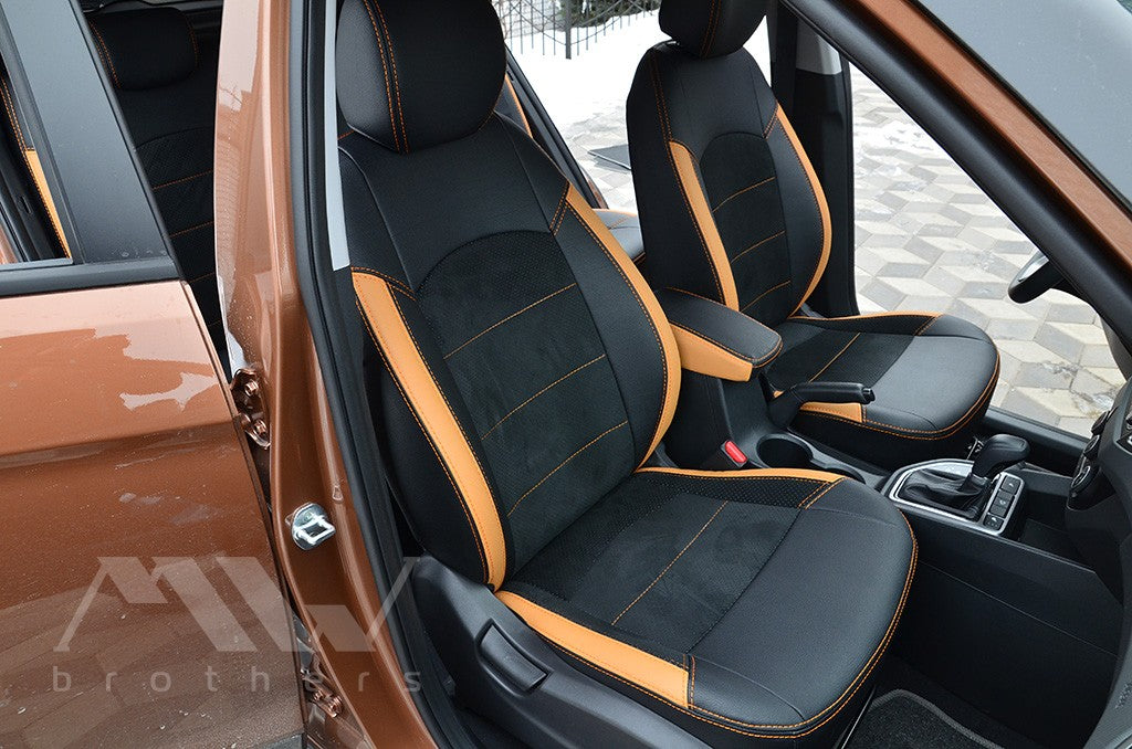 Set coprisedili su misura per Hyundai Creta 1 (GS) (2014-2020), Leather Style