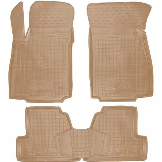 Set tappetini di gomma su misura per Opel Mokka A (2012-2021)