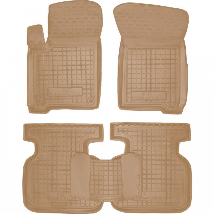 Set tappetini di gomma su misura per Fiat Freemont (2011-2016)