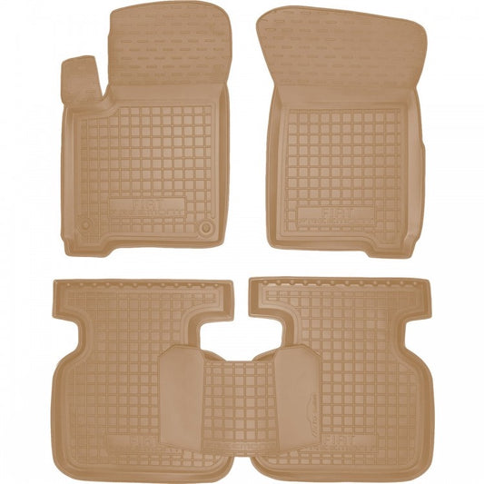 Set tappetini di gomma su misura per Fiat Freemont (2011-2016)