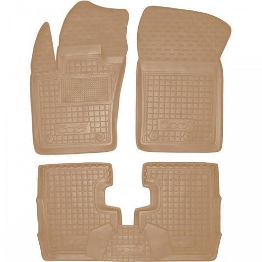 Set tappetini di gomma su misura per Fiat 500X (2014-2024)