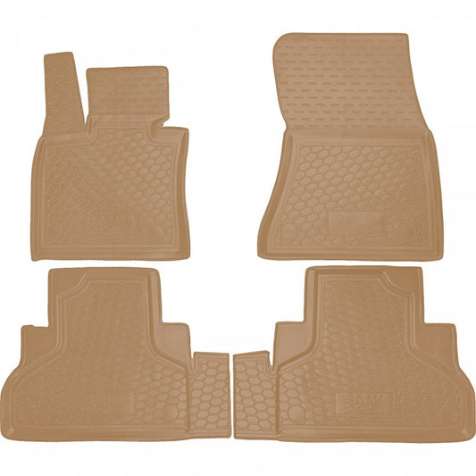 Set tappetini di gomma su misura compatibili con BMW X5 F15 (2013-2018)