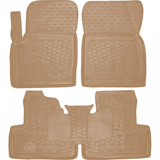 Set tappetini di gomma su misura per  Land Rover Range Rover Evoque (2011-2018)