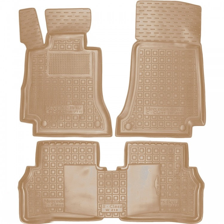 Set tappetini di gomma su misura per Mercedes E-Class W213 (2016-2023)