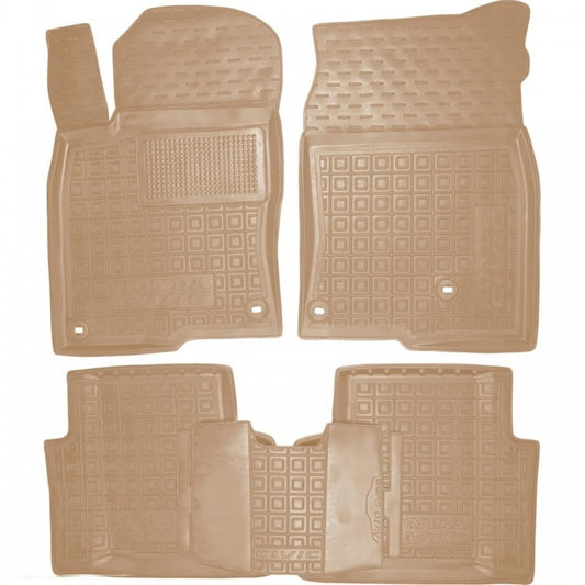 Set tappetini di gomma su misura per Honda Civic 10 FC/FK (2017-2021)