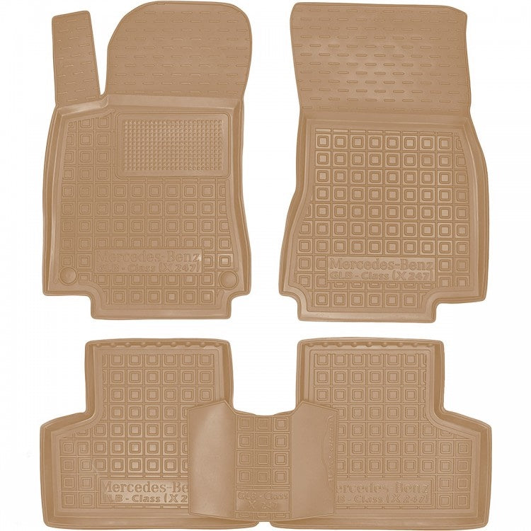 Set tappetini in gomma su misura per Mercedes GLB-Class X247 (2019-oggi)