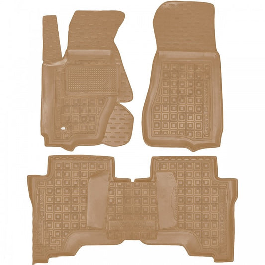 Set tappetini di gomma su misura per Jeep Grand Cherokee WK (2004–2010)