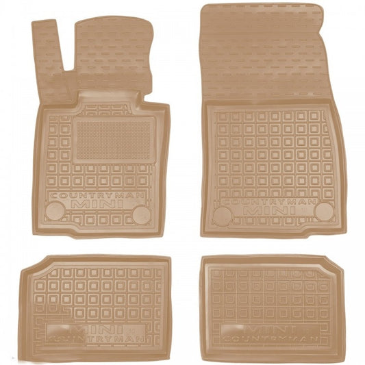 Set tappetini di gomma su misura per  Mini Countryman (R60) I (2010-2016)