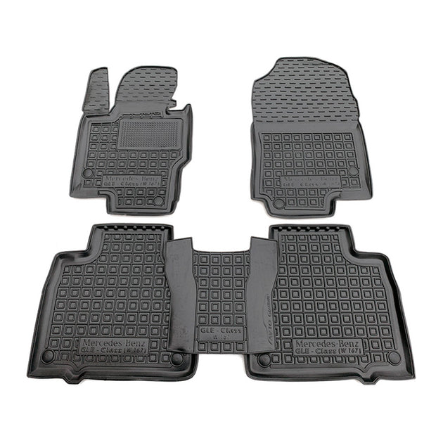Set teppetini di gomma su misura per Mercedes-Benz GLE (W167) (2019 in poi)