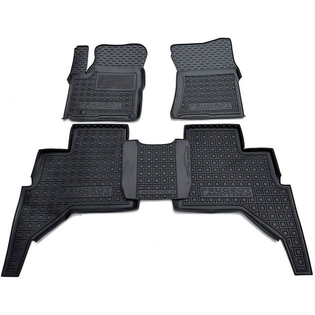 Set tappetini di gomma su misura per Peugeot Landtrek (2020-oggi)