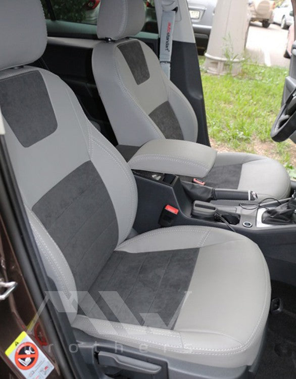 Set coprisedili su misura per Skoda Octavia A7 Ambition, Elegance (2013-2016), Leather Style