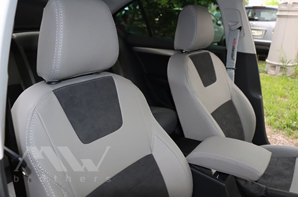 Set coprisedili su misura per Skoda Octavia A7 Ambition, Elegance (2013-2016), Leather Style