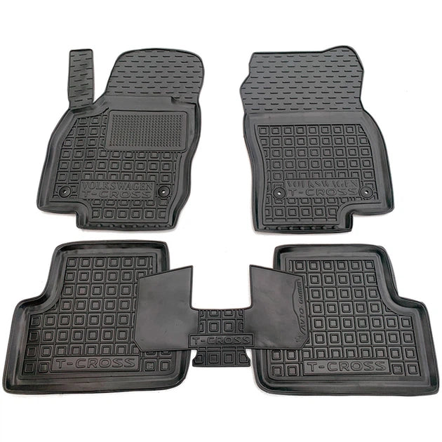 Set tappetini di gomma su misura per Volkswagen T-Cross (2019-oggi)