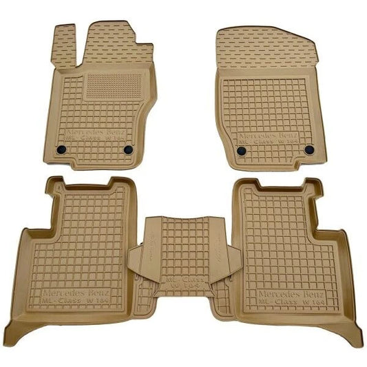 Set tappetini di gomma su misura per Mercedes ML-Class W164 (2005-2011)